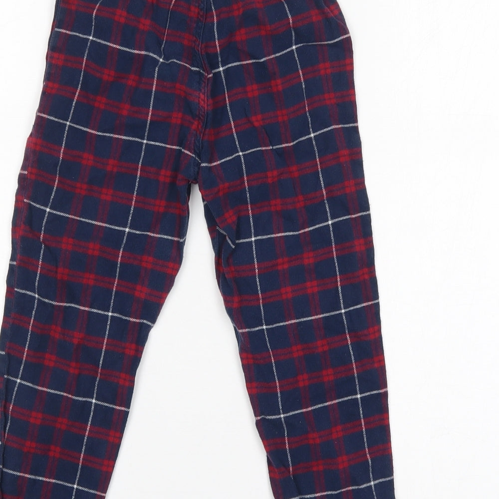 H&M Boys Multicoloured Check   Pyjama Pants Size 5-6 Years