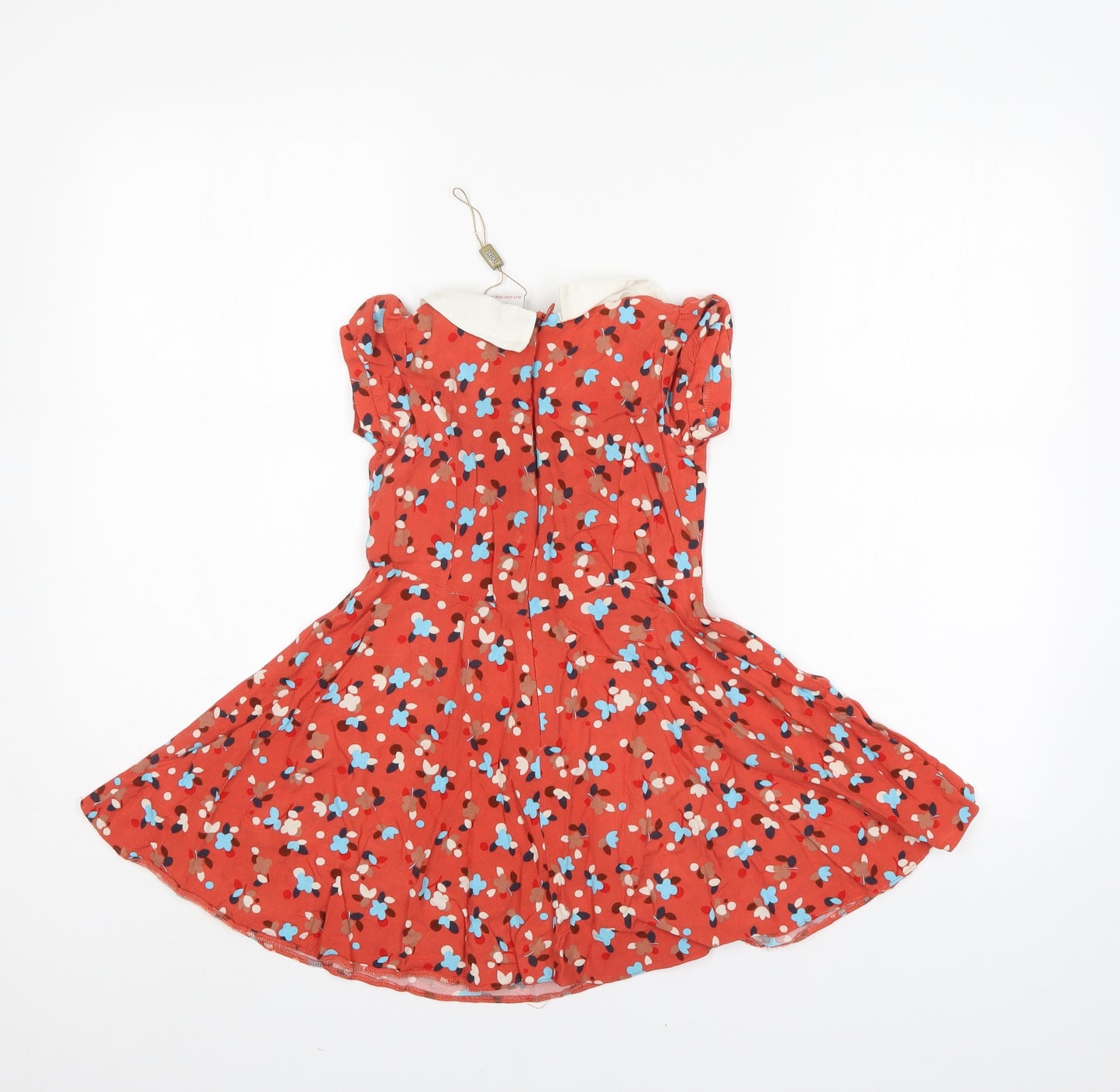 NEXT Girls Red Floral  A-Line  Size 6 Years