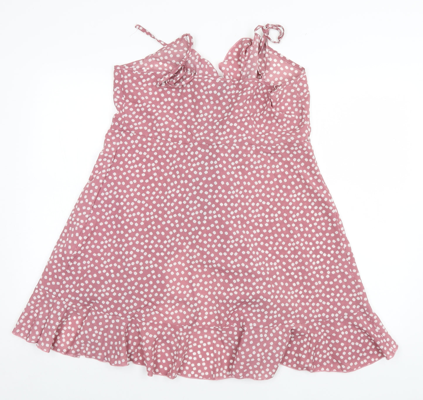 SheIn Womens Pink Floral  A-Line  Size 12