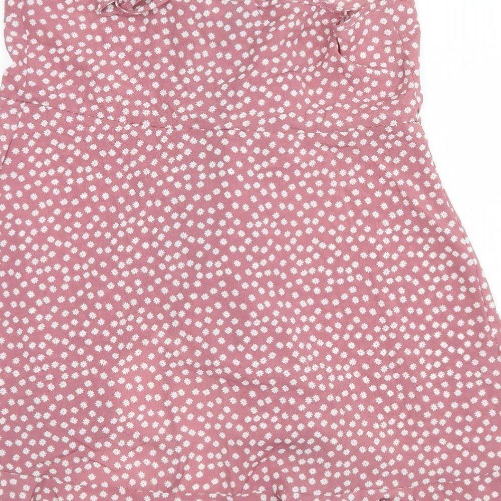 SheIn Womens Pink Floral  A-Line  Size 12