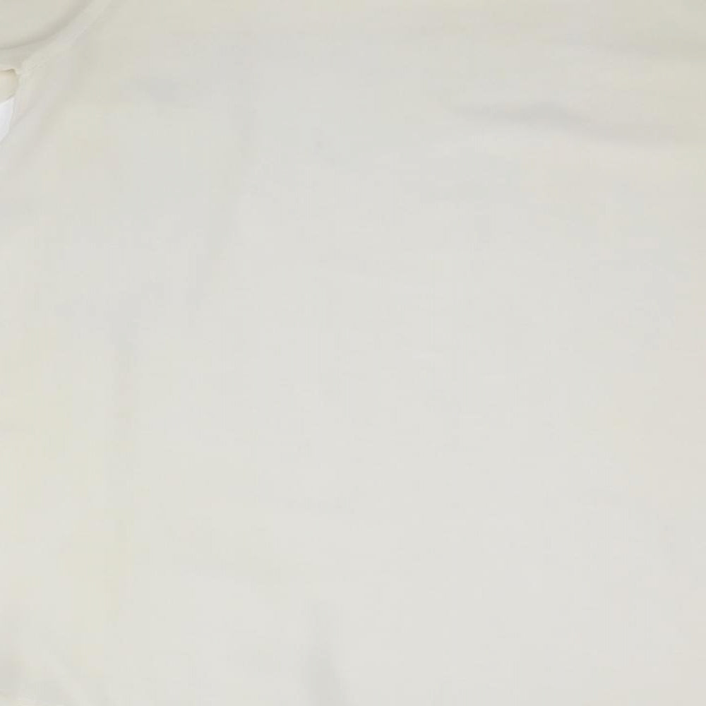 Punkyfish Womens Ivory   Basic Blouse Size 12