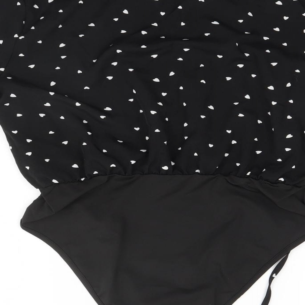 SheIn Womens Black   Leotard One-Piece Size 12