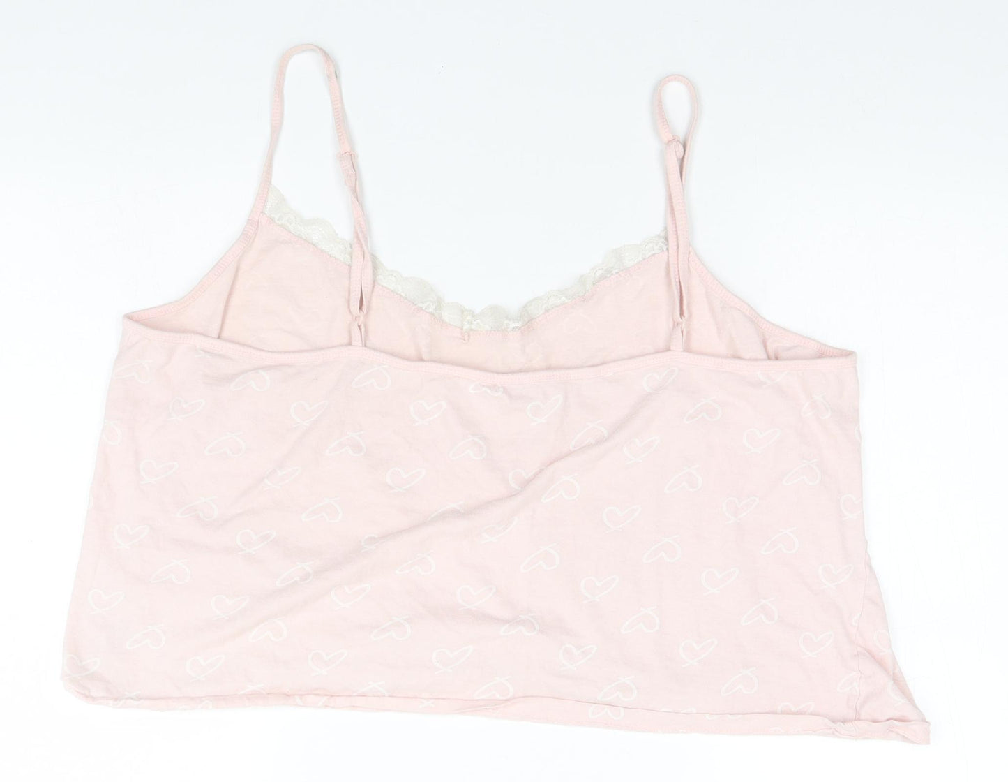 PEP & co Womens Pink Geometric  Top Pyjama Top Size 20