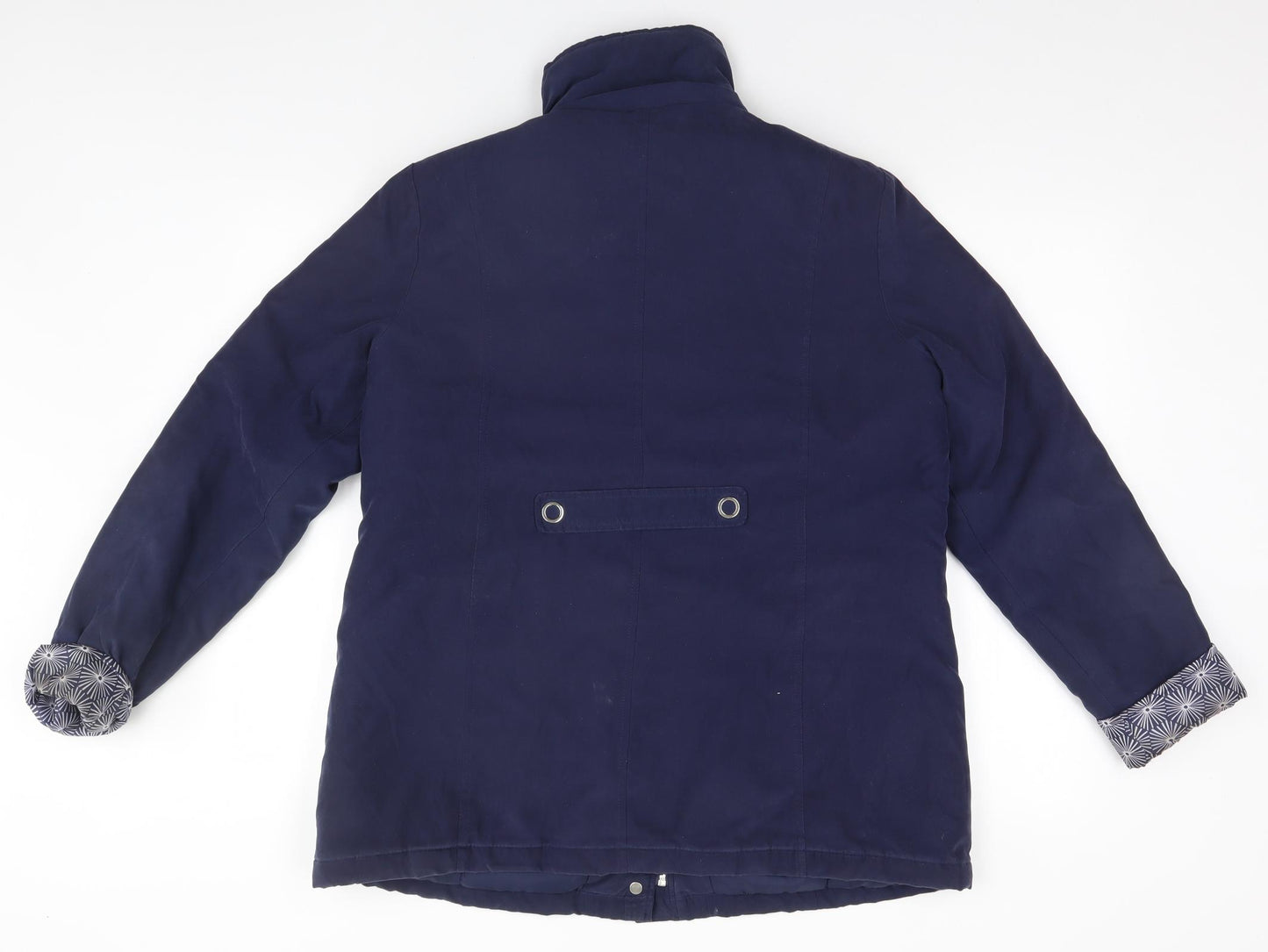 First Avenue Womens Blue   Overcoat Coat Size 16