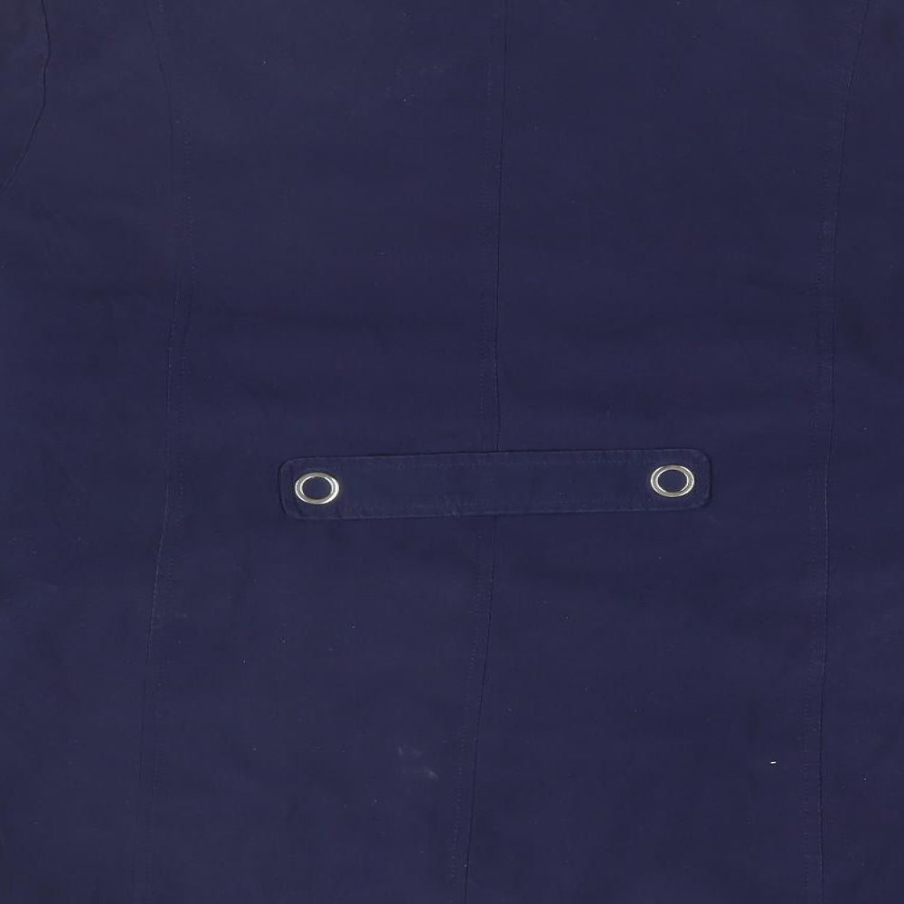 First Avenue Womens Blue   Overcoat Coat Size 16