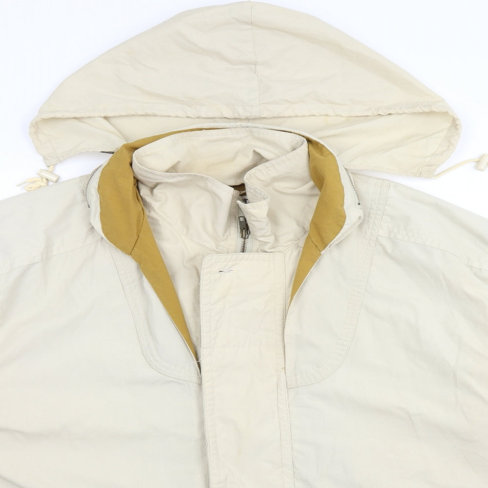 Montecatini Mens Beige   Overcoat Coat Size M