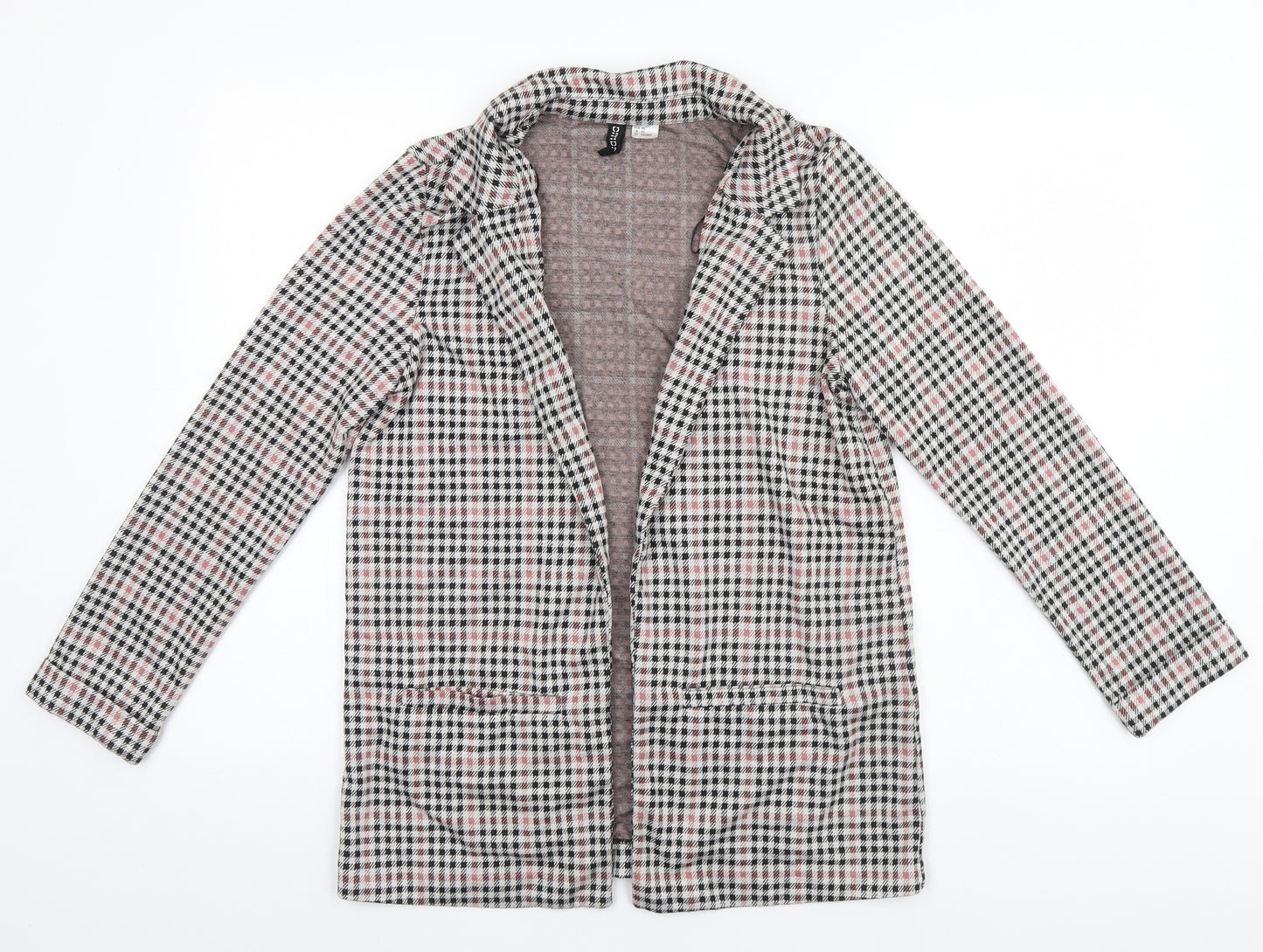 Divided Womens Grey Houndstooth  Jacket  Size 4