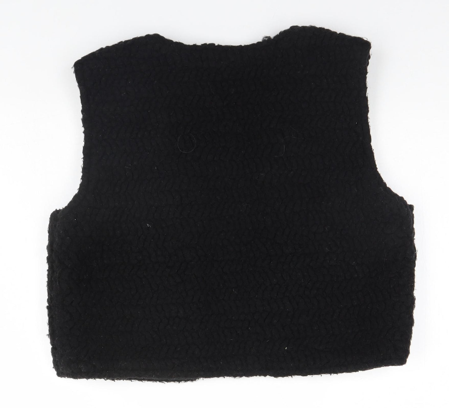 Topshop Womens Black   Vest Jumper Size 8