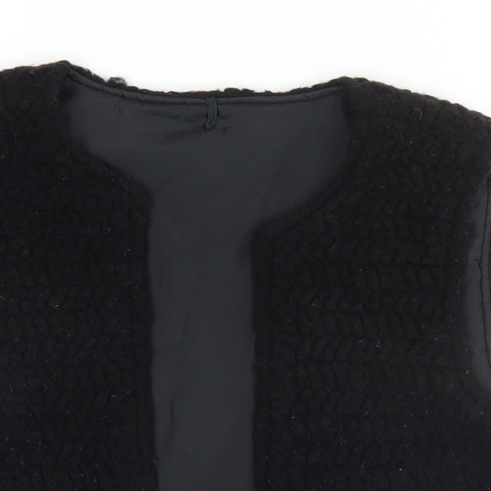 Topshop Womens Black   Vest Jumper Size 8