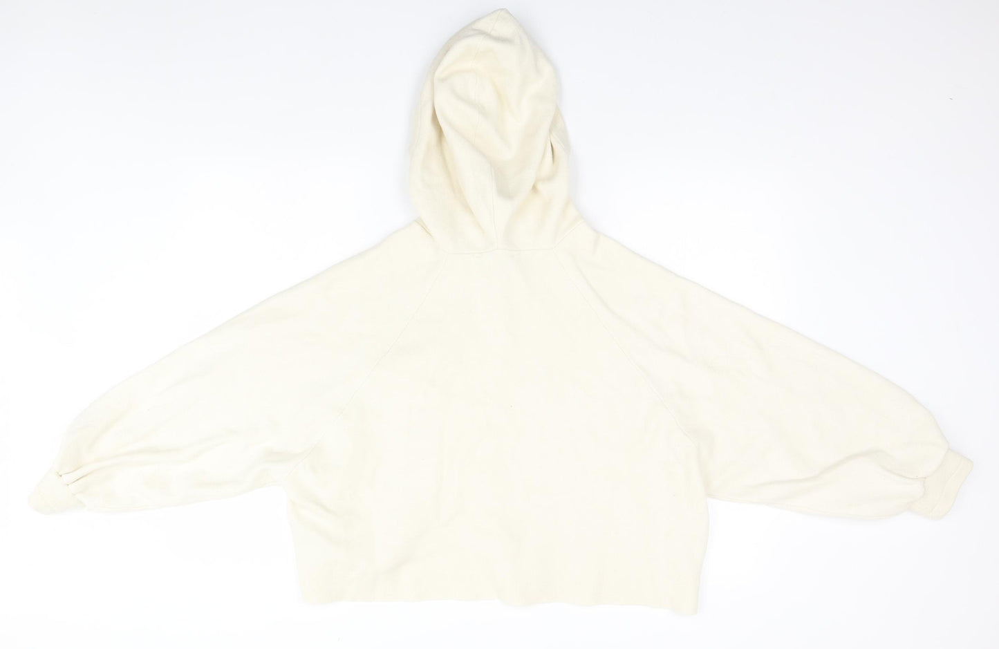 Zara Womens White   Pullover Hoodie Size S