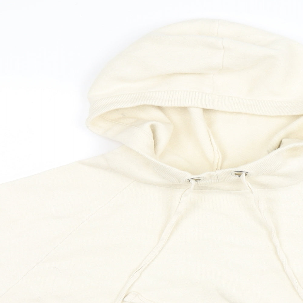 Zara Womens White   Pullover Hoodie Size S