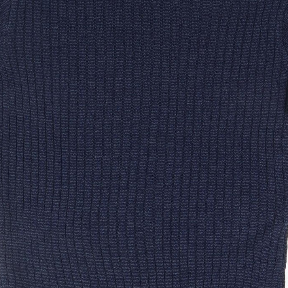 River Island Mens Blue Striped  Pullover Jumper Size XS