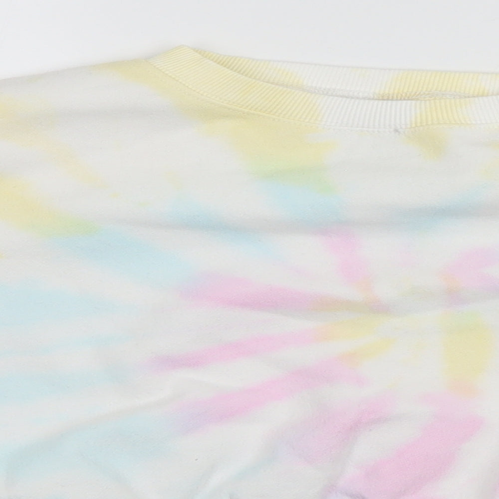 PRETTYLITTLETHING Womens Multicoloured Geometric  Pullover Jumper Size S