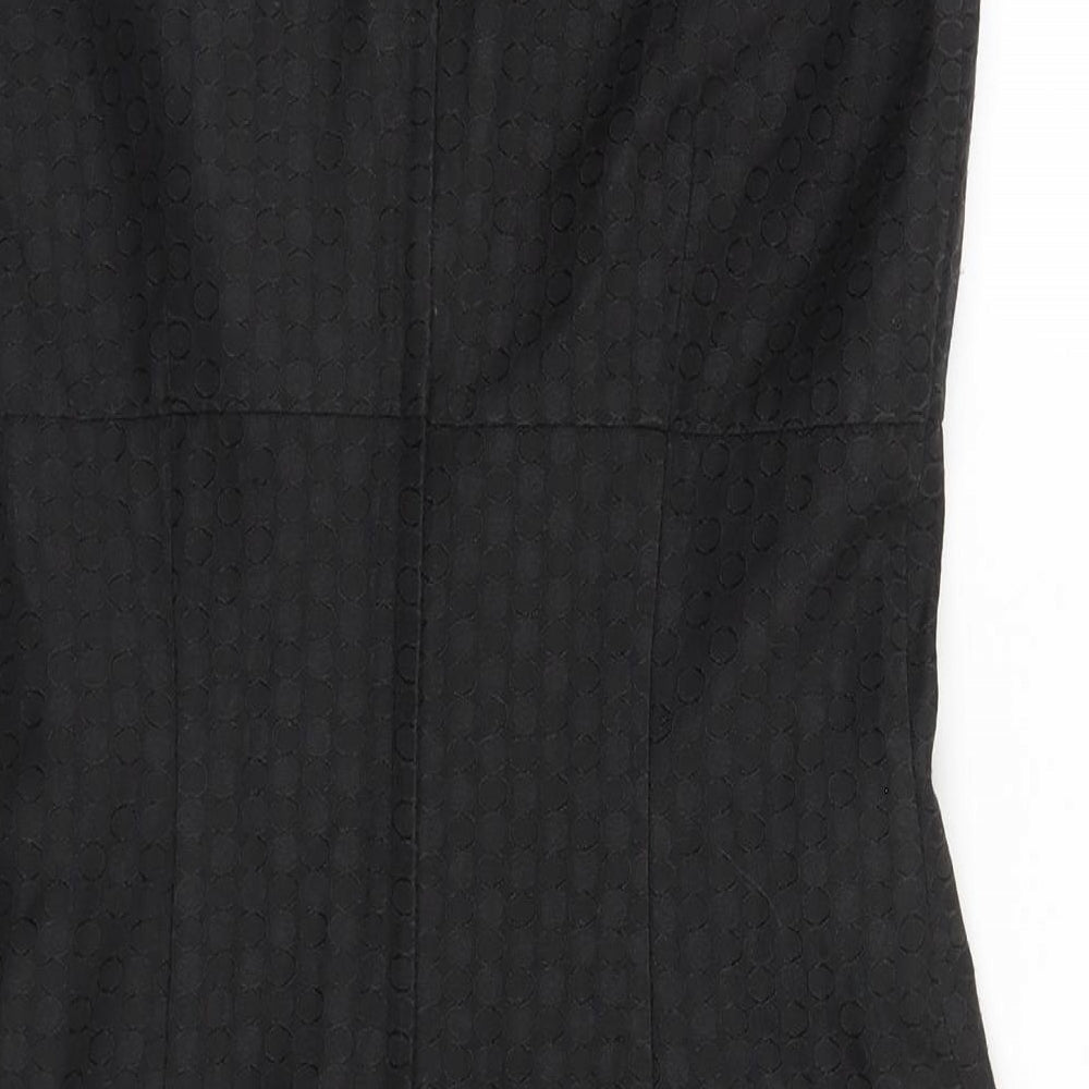 NEXT Womens Brown Geometric  A-Line  Size 10