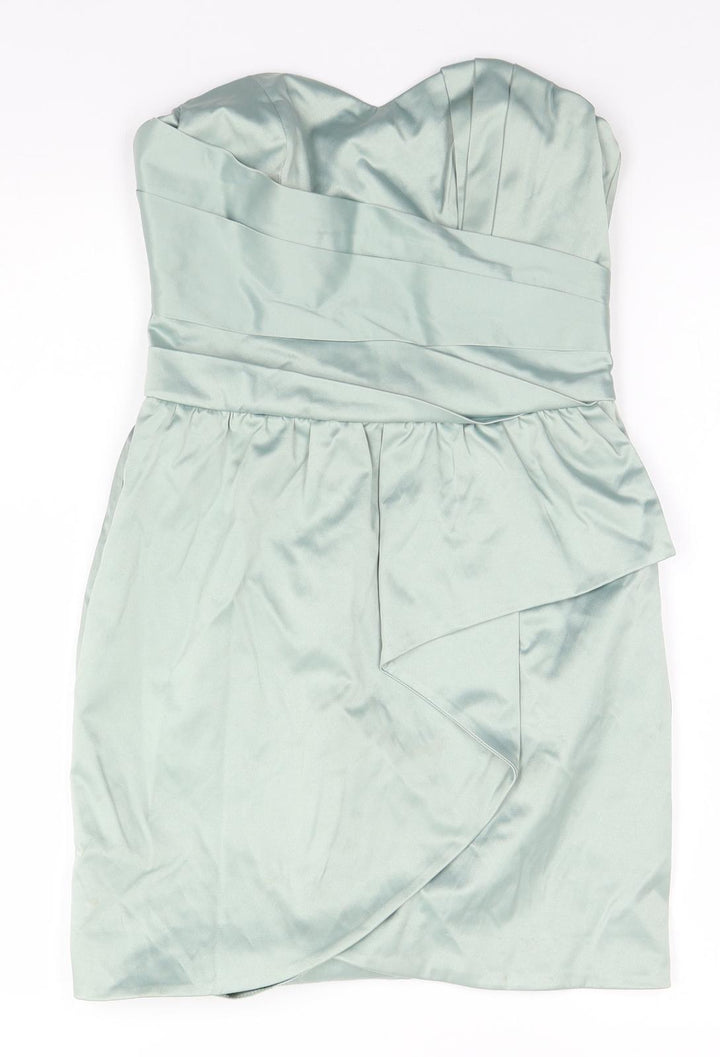 Miss Selfridge Womens Green Mini Size 8
