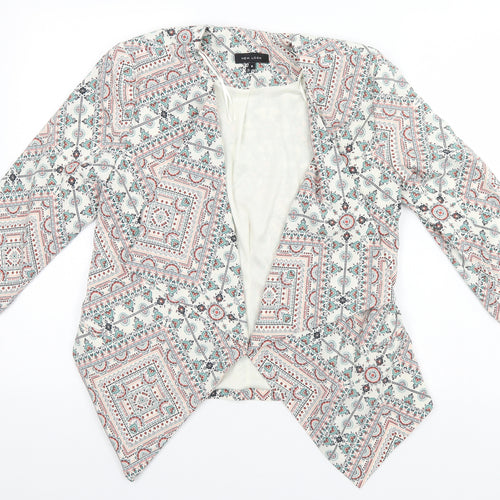 New Look Womens Beige Paisley  Jacket  Size 8