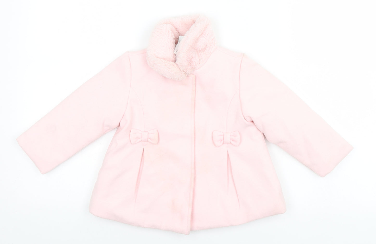 Little Me Girls Pink   Overcoat Coat Size 2 Years