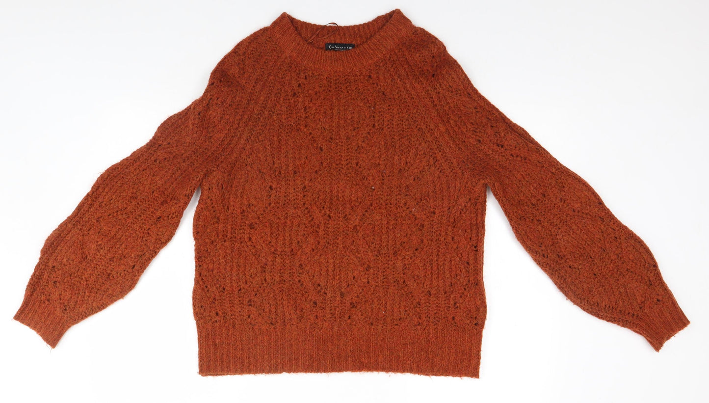 F&F Womens Brown   Pullover Jumper Size 12