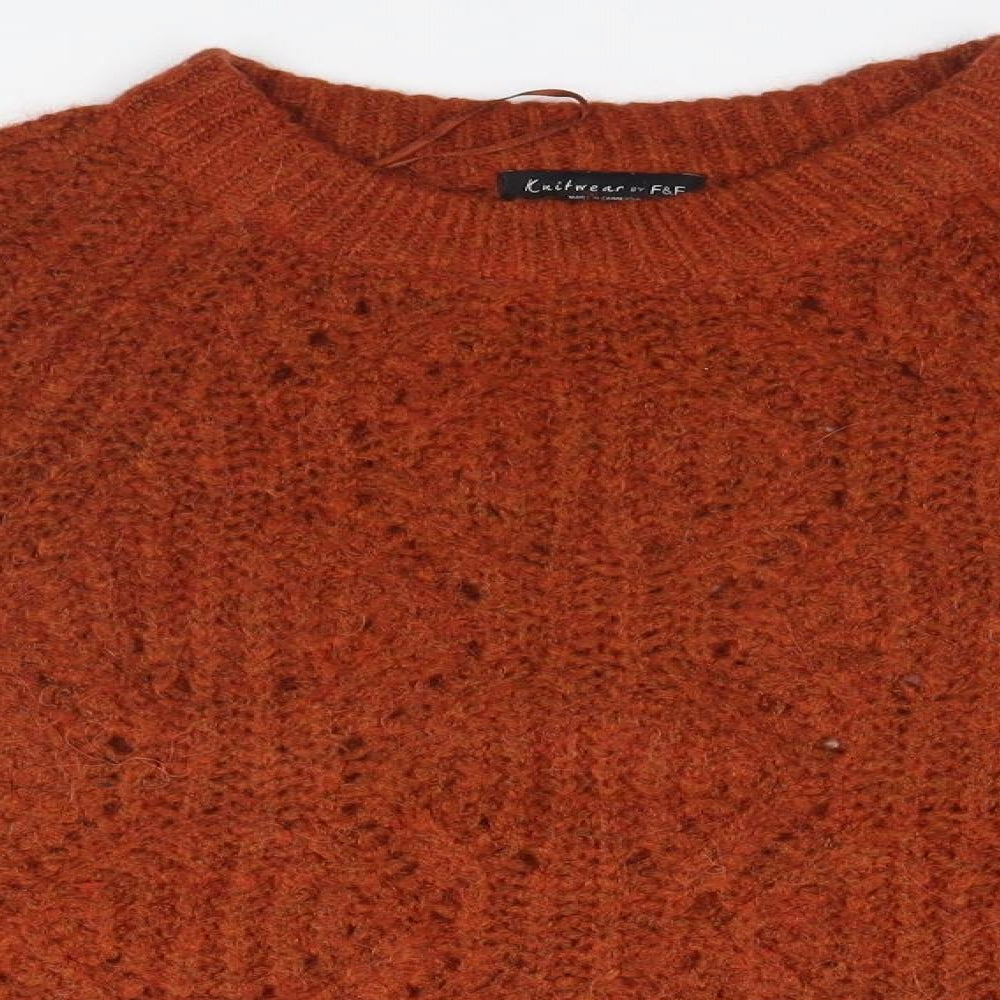 F&F Womens Brown   Pullover Jumper Size 12