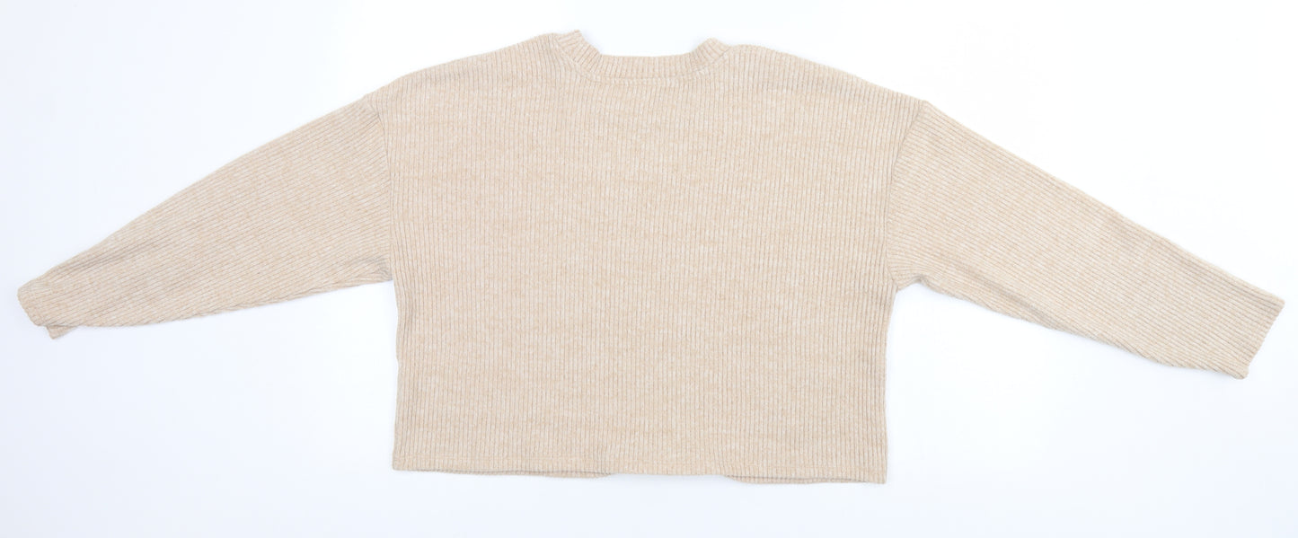F&F Womens Beige   Pullover Jumper Size 16