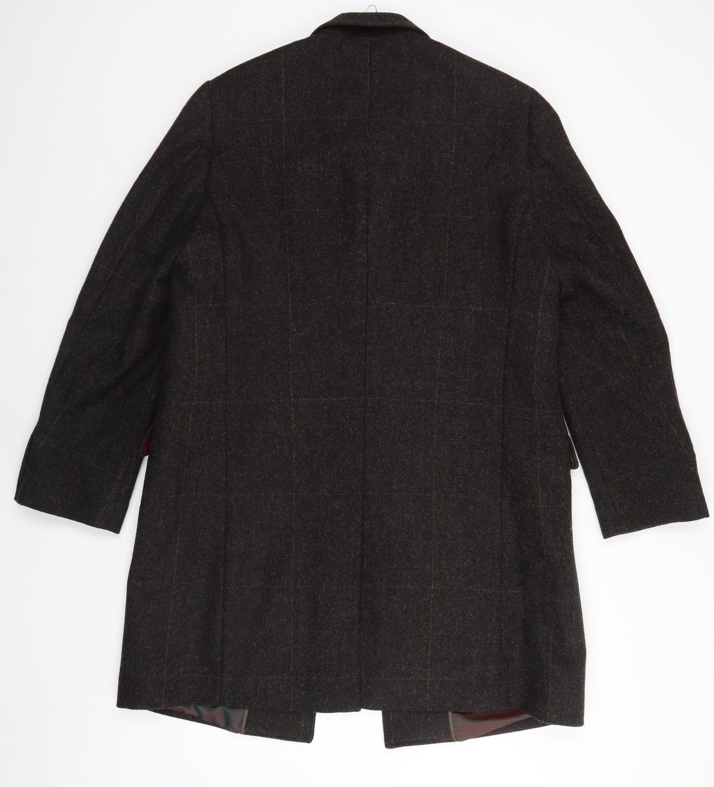 Blue Harbour Mens Brown   Overcoat Coat Size L