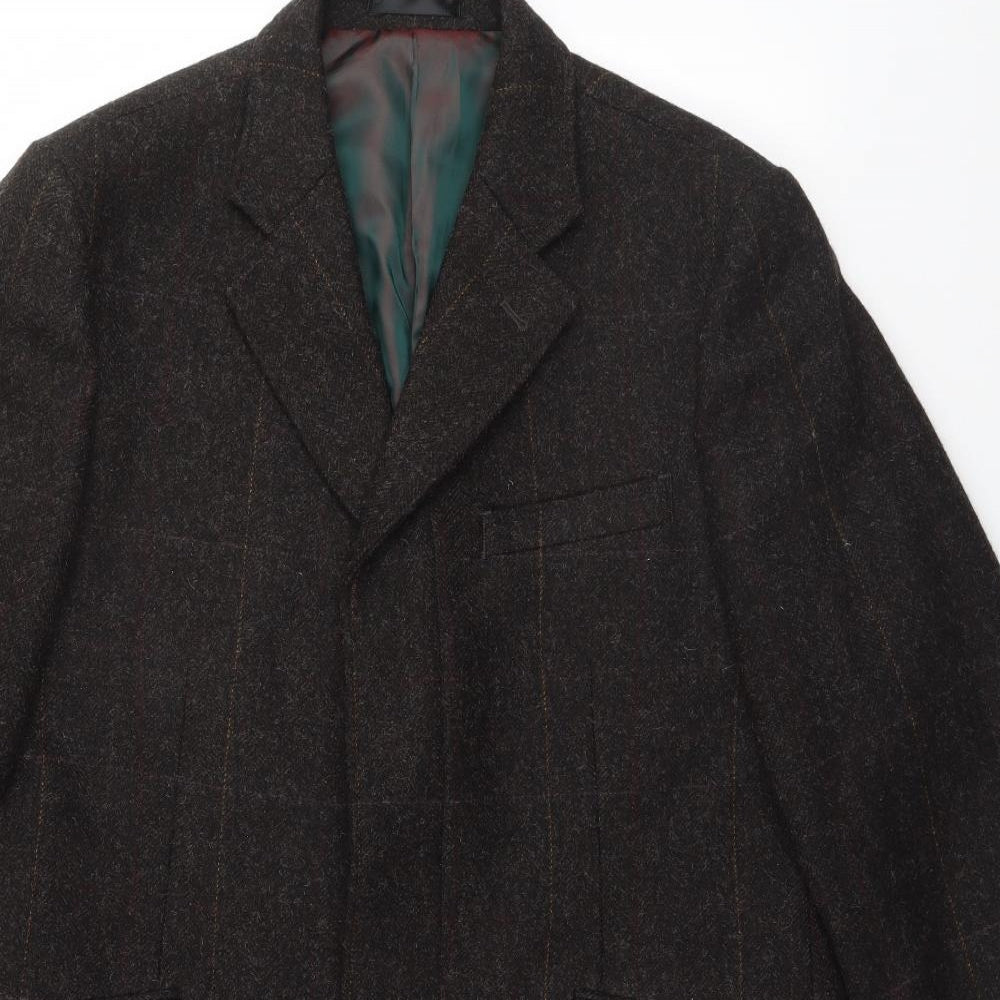 Blue Harbour Mens Brown   Overcoat Coat Size L