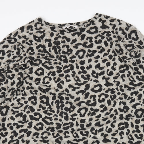 TU Womens Multicoloured Animal Print  Pullover Jumper Size 22