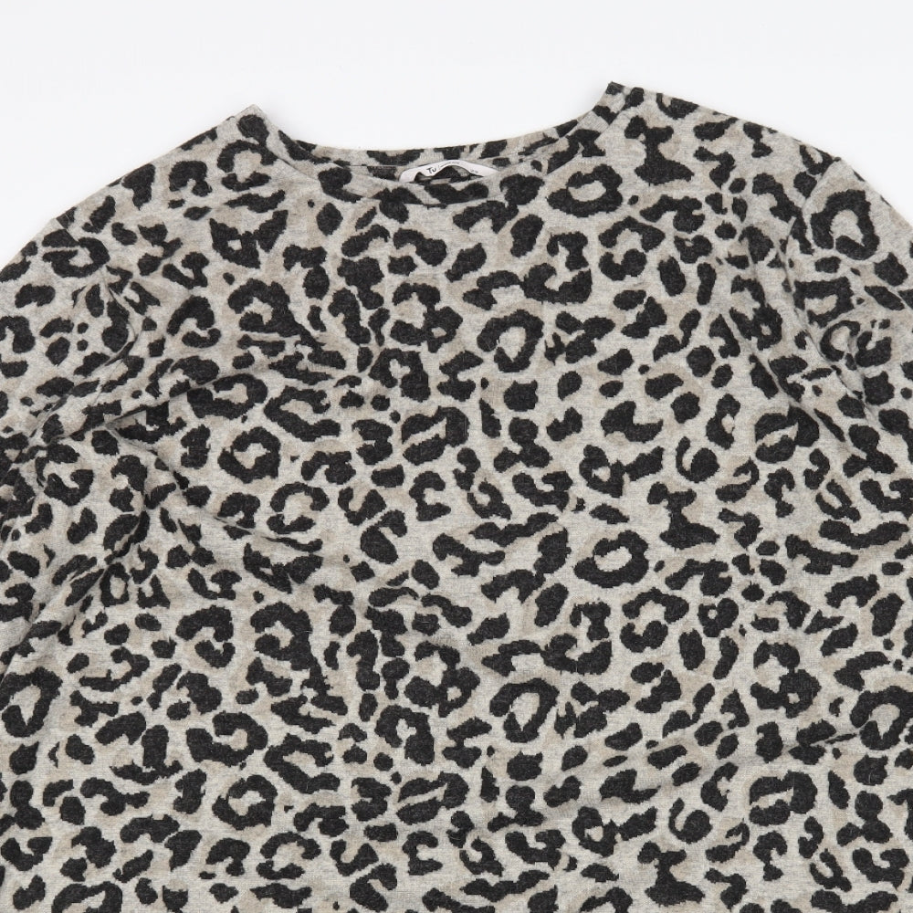 TU Womens Multicoloured Animal Print  Pullover Jumper Size 22