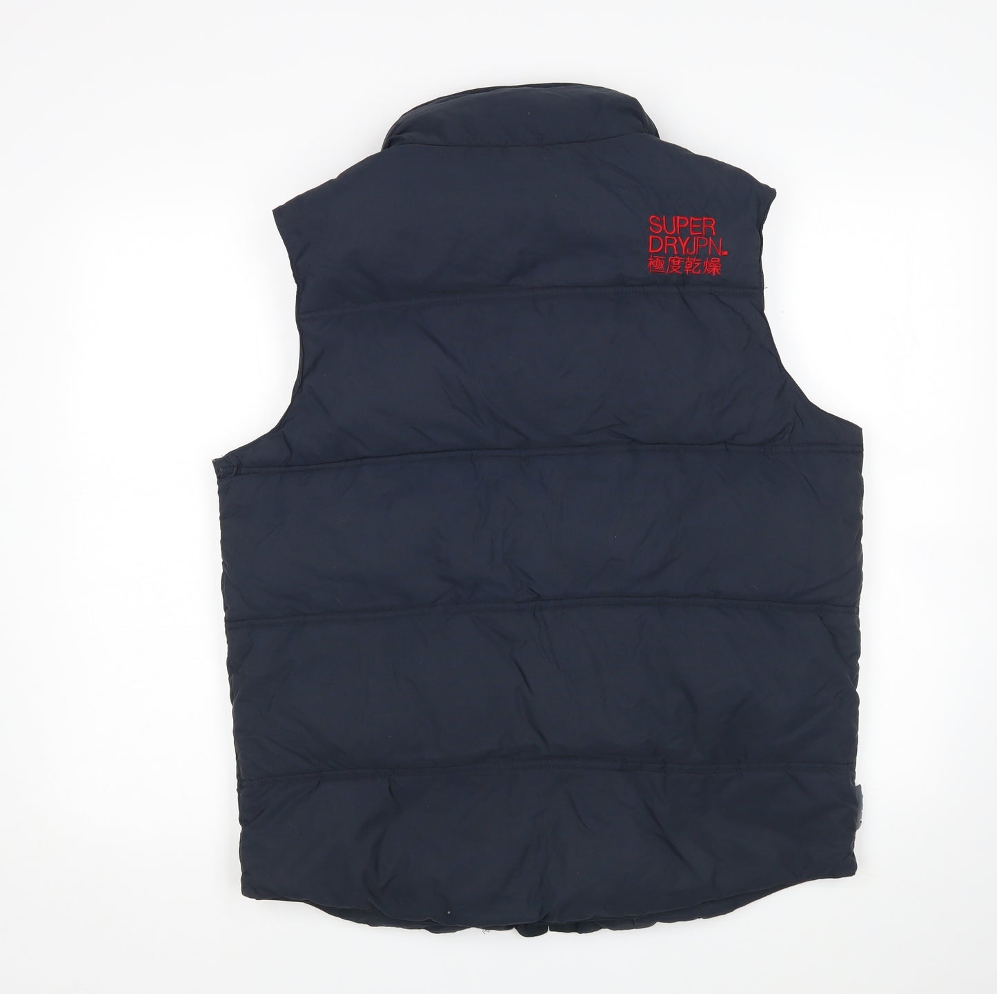 Superdry Mens Blue   Gilet Coat Size M