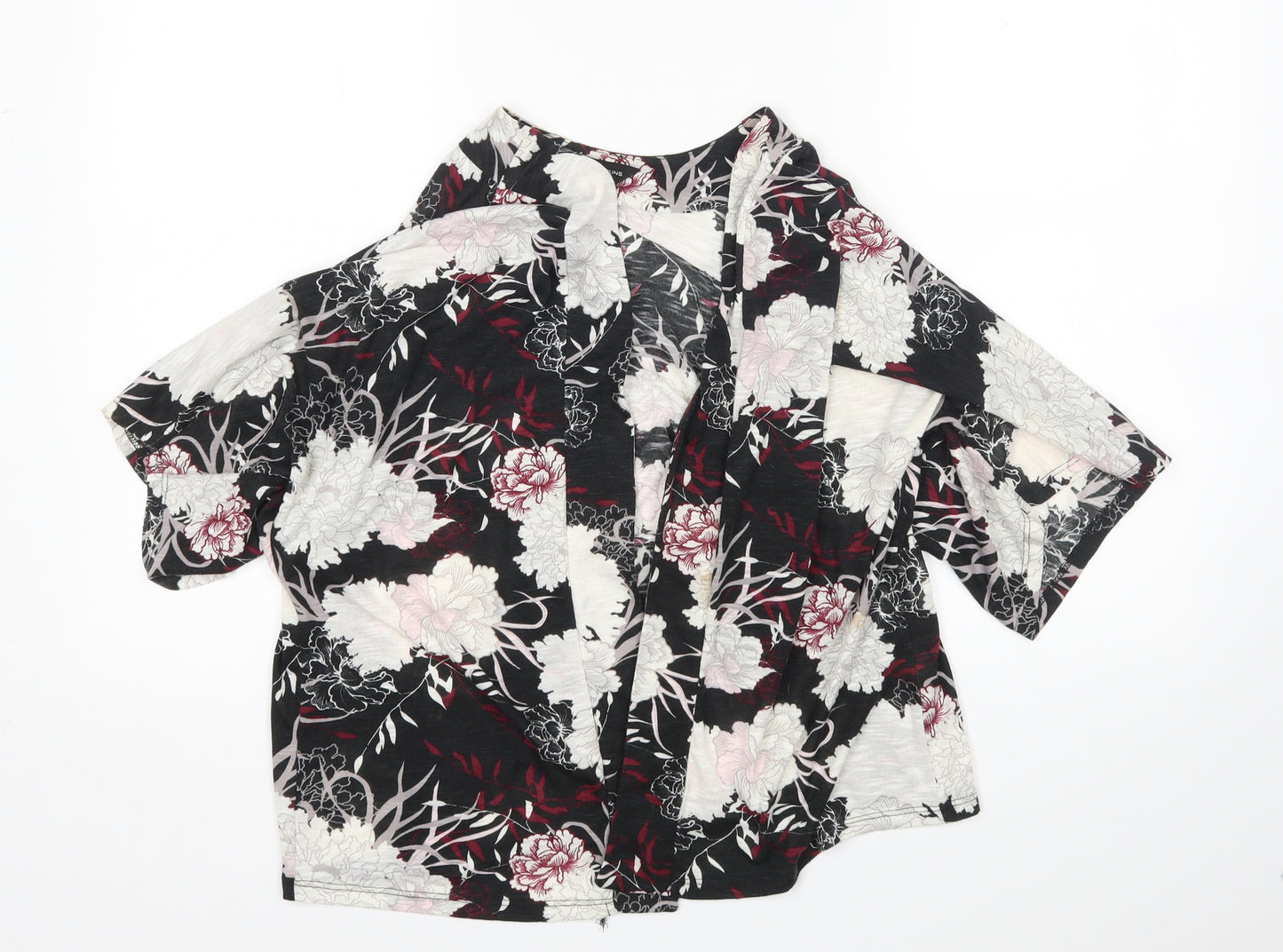 Dorothy Perkins Womens Multicoloured Floral  Cardigan Jumper Size 16