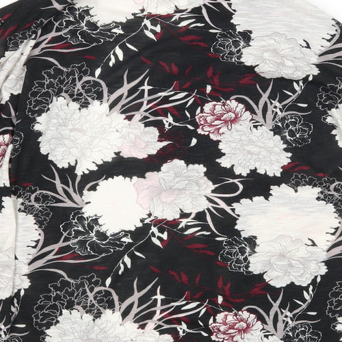Dorothy Perkins Womens Multicoloured Floral  Cardigan Jumper Size 16