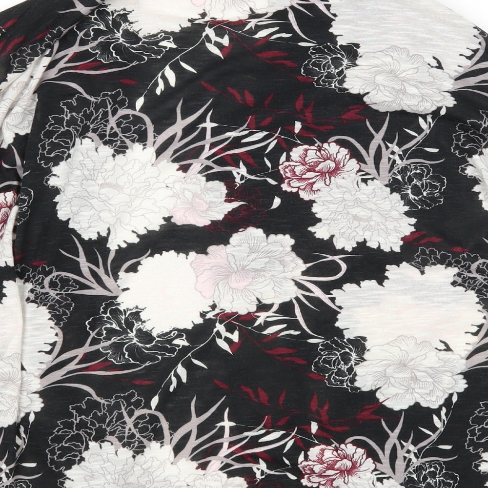Dorothy Perkins Womens Multicoloured Floral  Cardigan Jumper Size 16