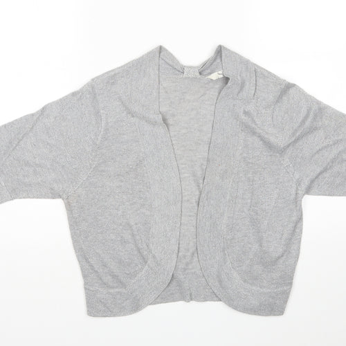 BHS Womens Silver   Cardigan Jumper Size 14