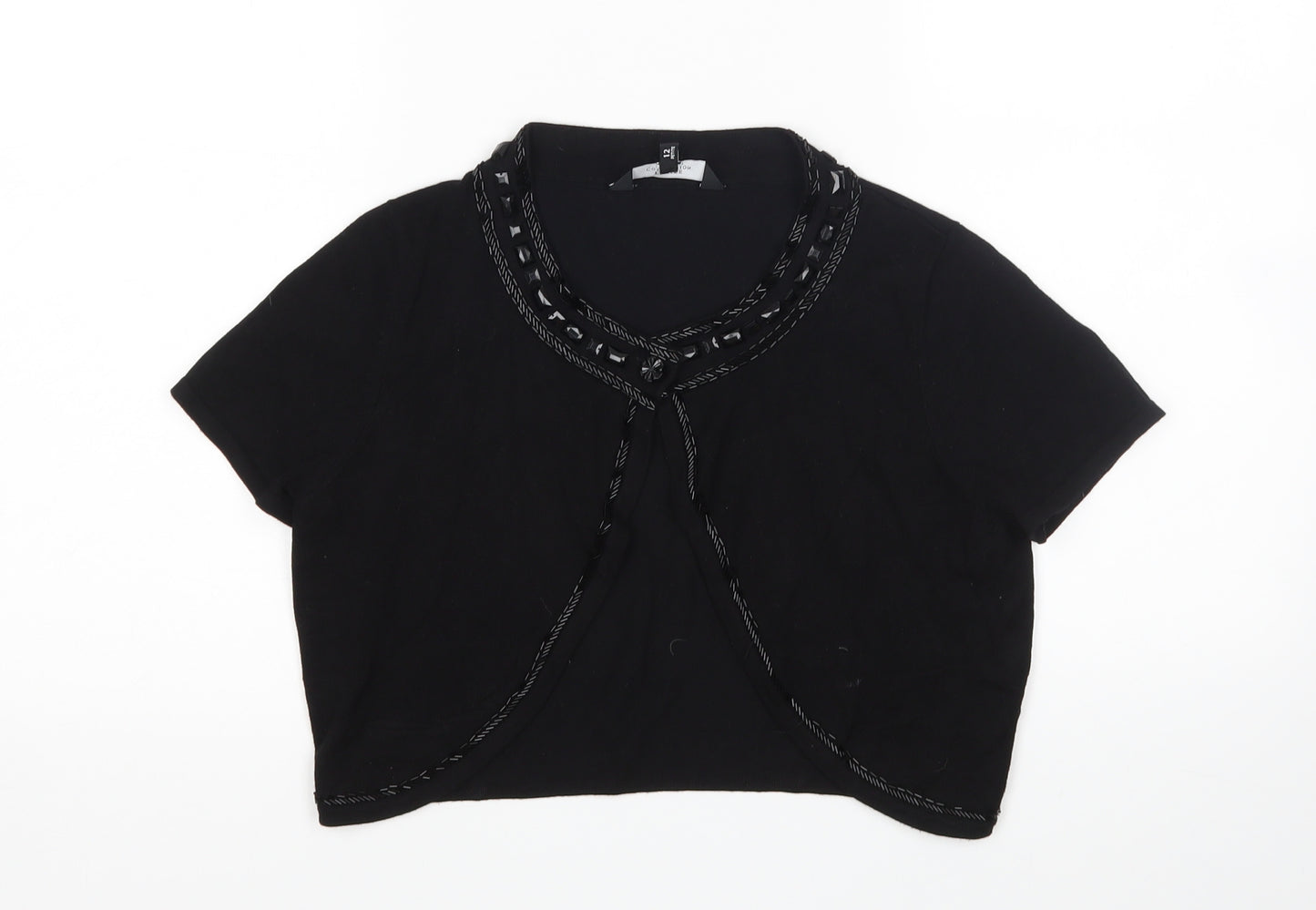Debenhams Womens Black   Cardigan Jumper Size 12
