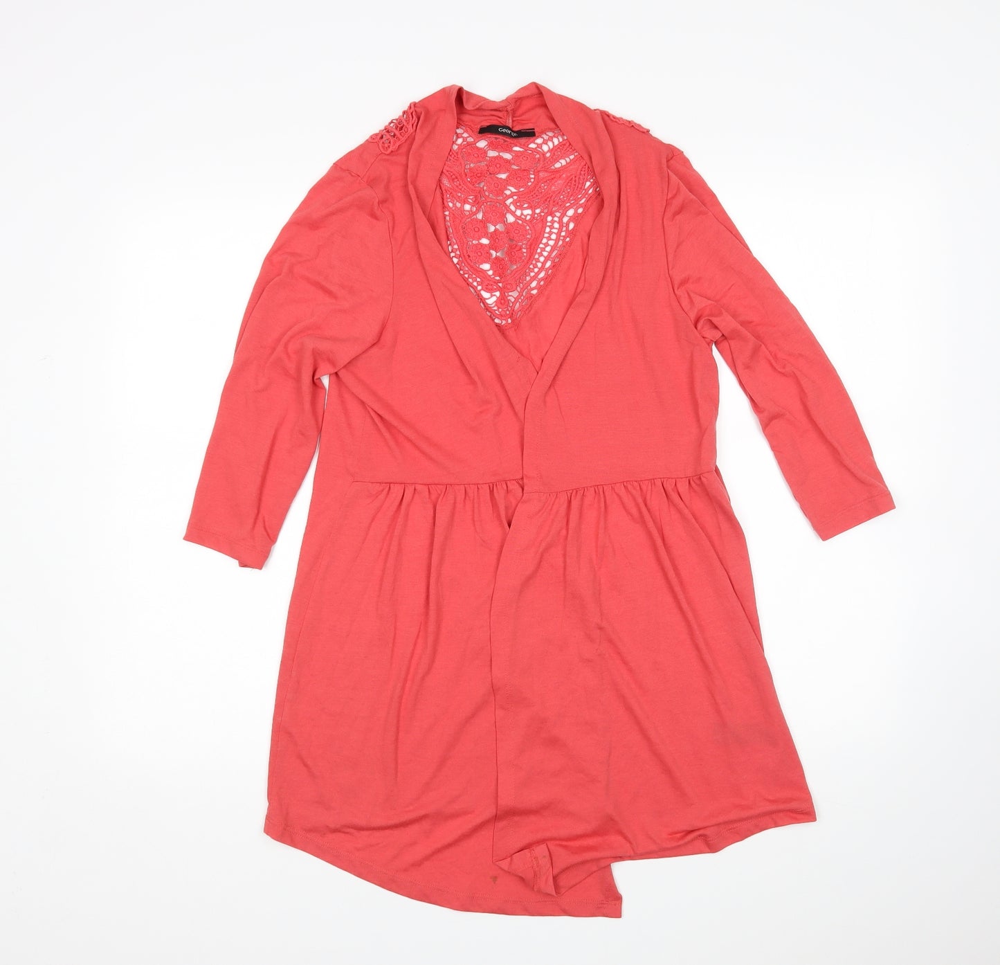 George Womens Pink   Cardigan Jumper Size 14