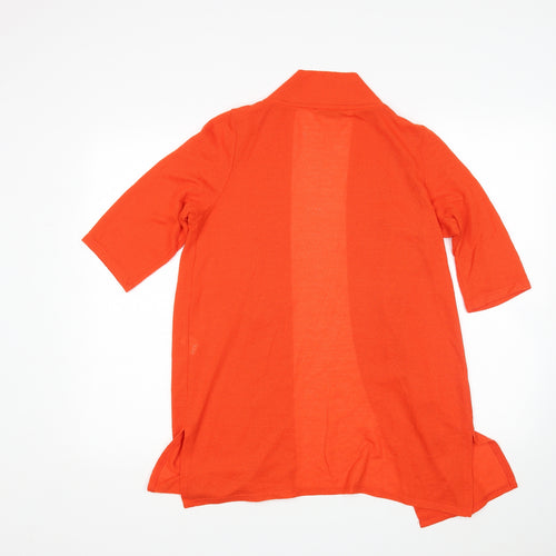 George Womens Orange   Cape Jumper Size 14