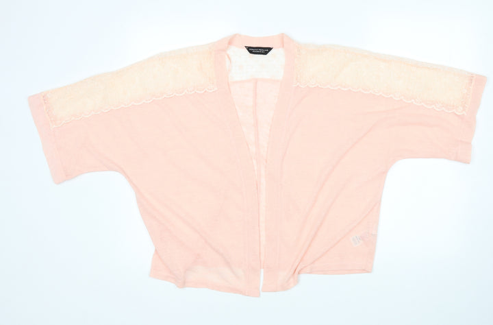 Dorothy Perkins Womens Pink Cardigan Jumper Size 14