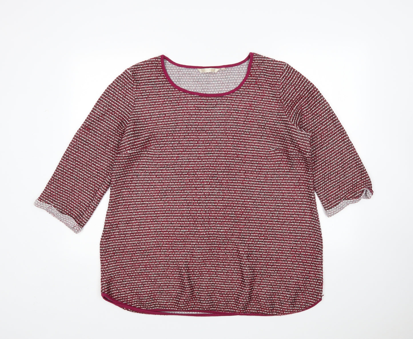 Epilogue Womens Multicoloured Striped  Pullover Jumper Size 18