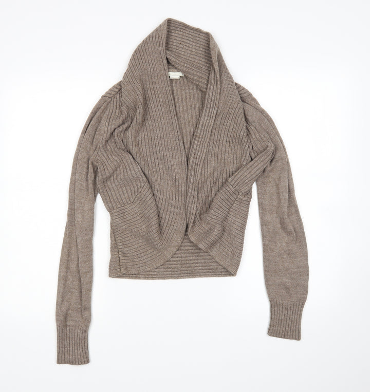 H&M Womens Brown   Cardigan Jumper Size S