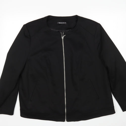 Bonmarche Womens Black   Jacket  Size 24