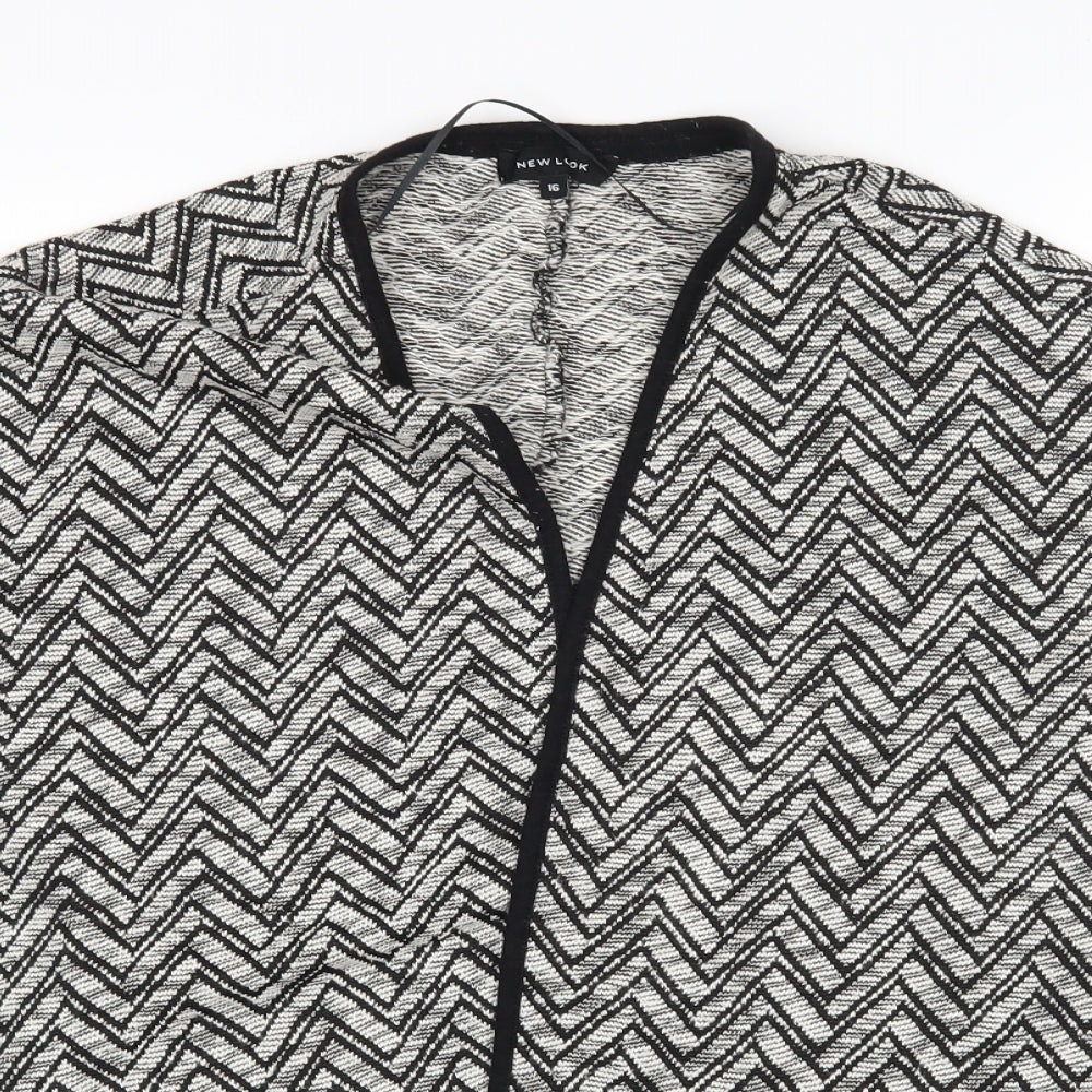 New Look Womens Multicoloured Striped  Cardigan Jumper Size 16