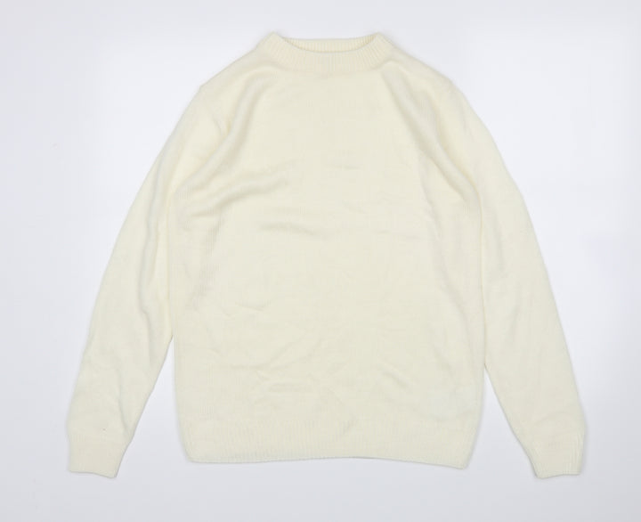 Damart Womens Ivory Pullover Jumper Size 8