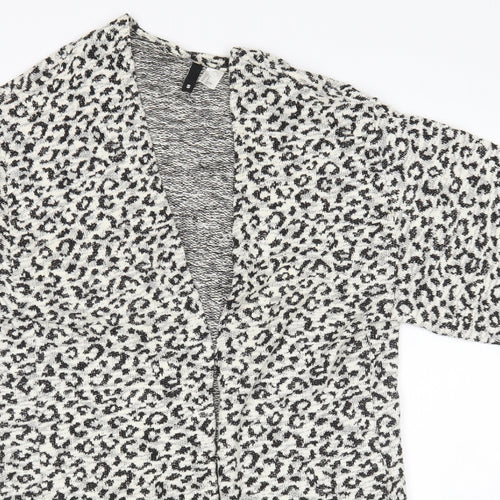 H&M Womens Multicoloured Animal Print  Cardigan Jumper Size S