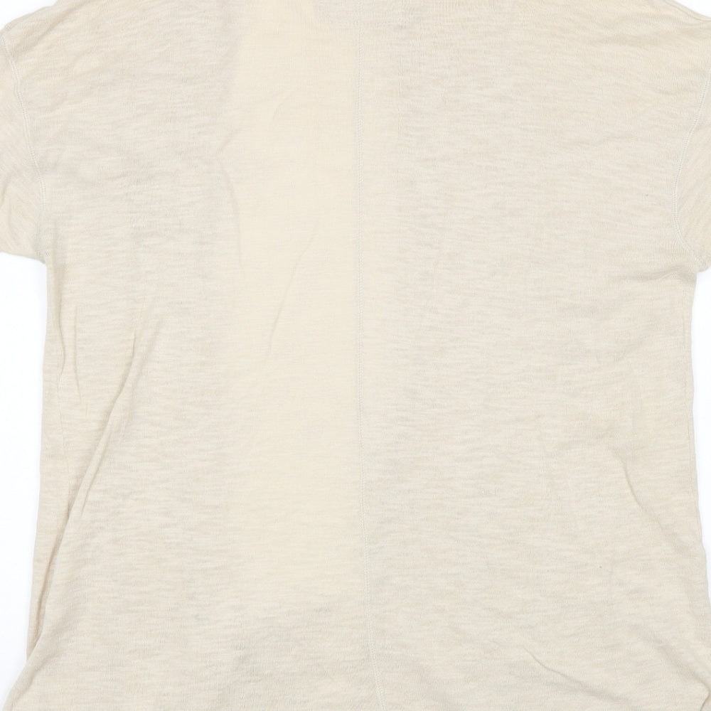 H&M Womens Beige   Cardigan Jumper Size M