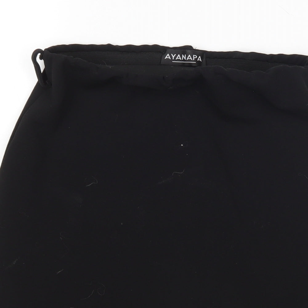 ayanapa Womens Black   Straight & Pencil Skirt Size 6