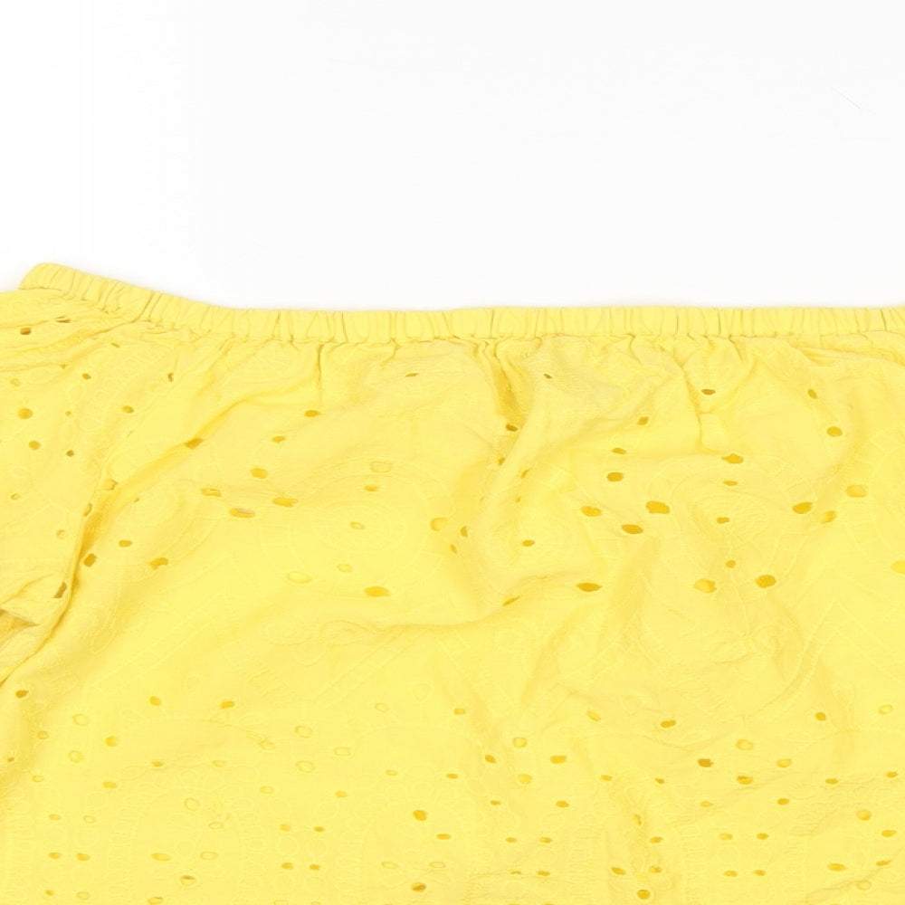 F&F Womens Yellow   Basic Blouse Size 12