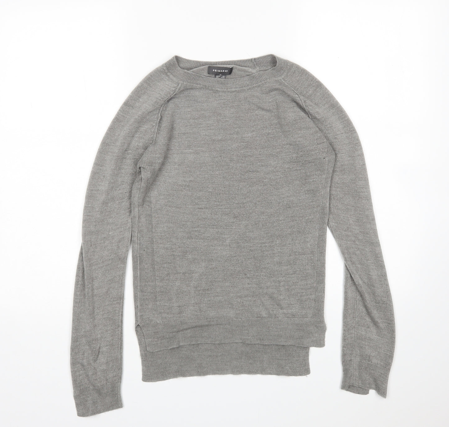 Primark Womens Grey   Pullover Jumper Size XS