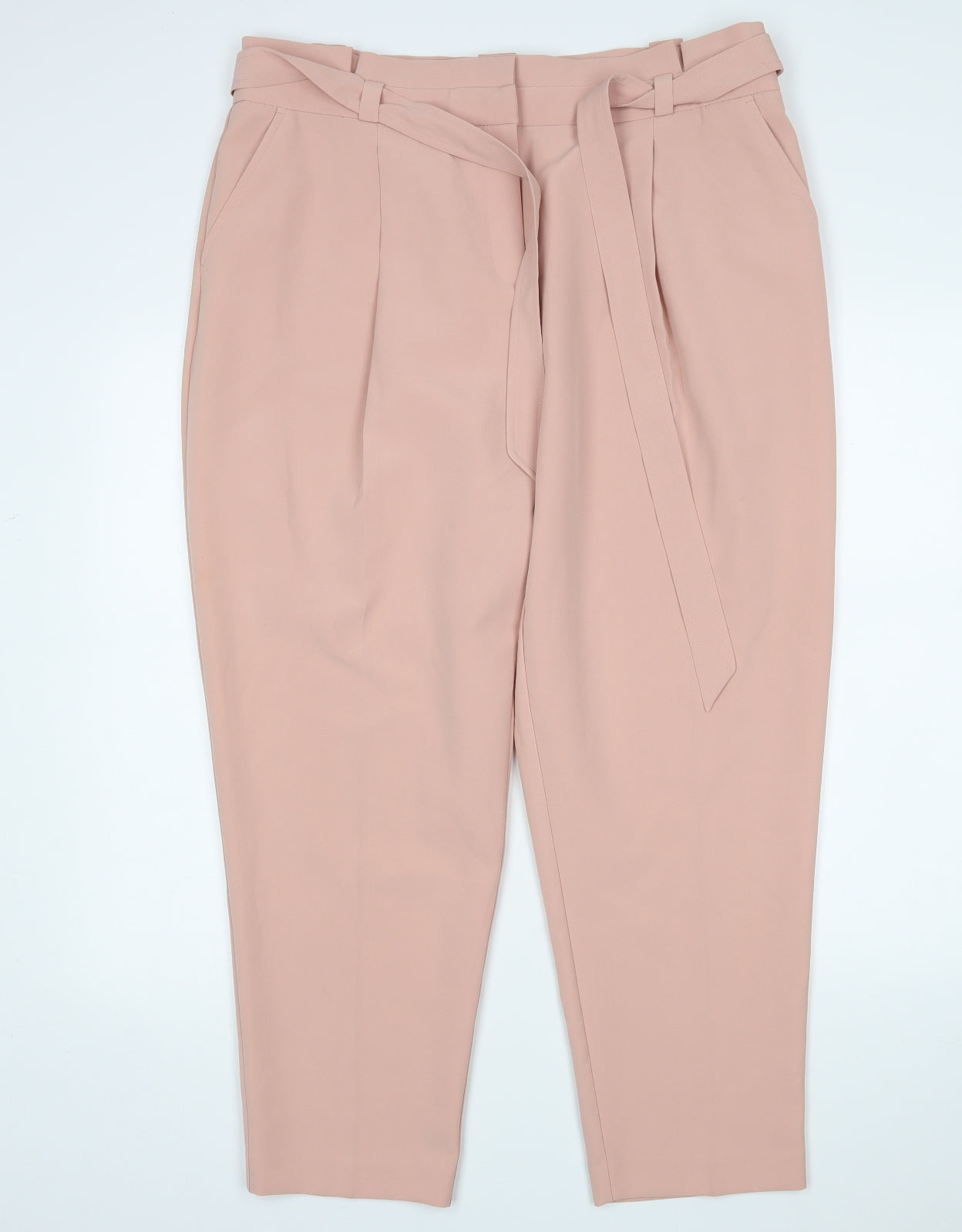 New Look Womens Pink   Trousers  Size 16 L27 in