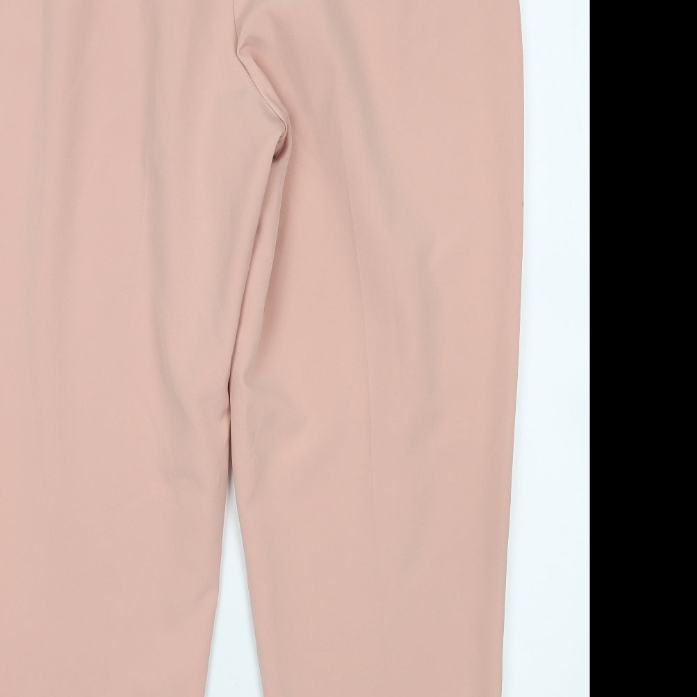 New Look Womens Pink   Trousers  Size 16 L27 in