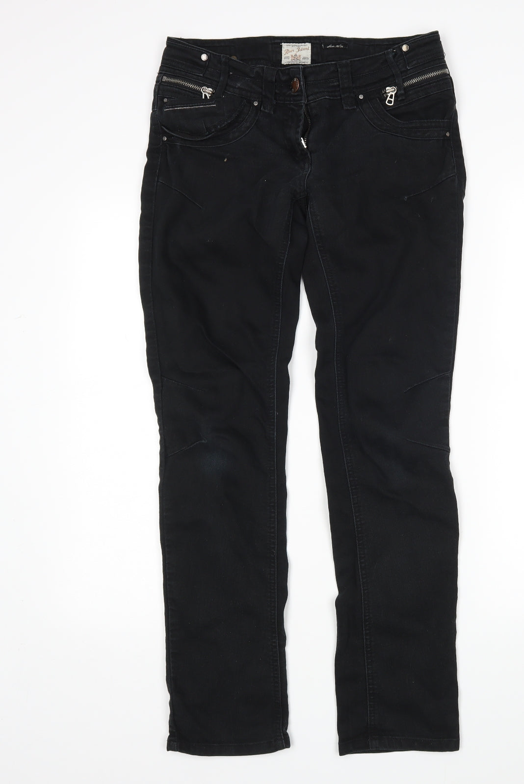 River Island Womens Black   Skinny Jeans Size 10 L30 in